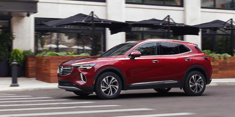 2022 Buick Envision red exterior