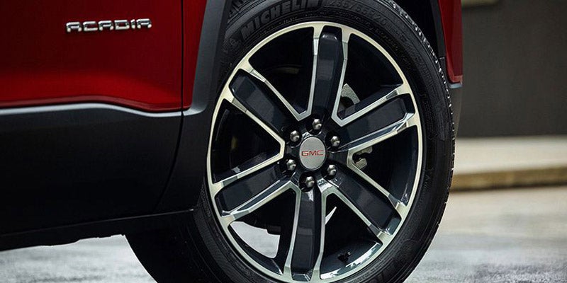 Red 2020 GMC Acadia Rear Tire