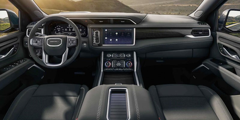2022 Yukon Denali full front dash view