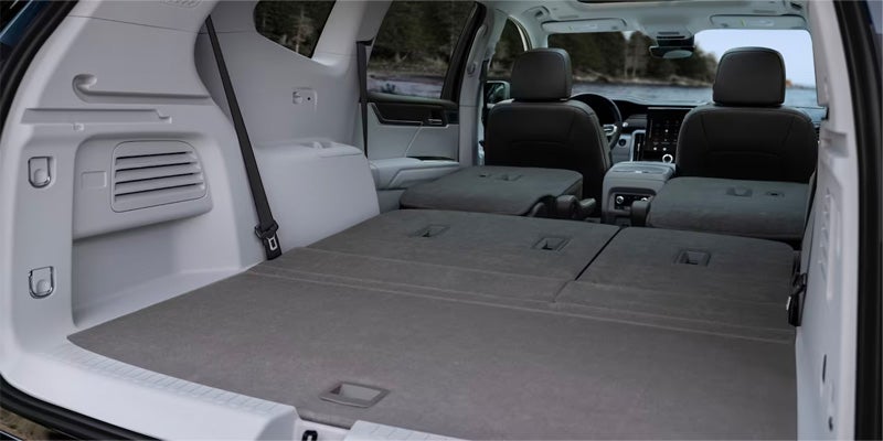 2024 GMC Acadia Interior with Seats Down