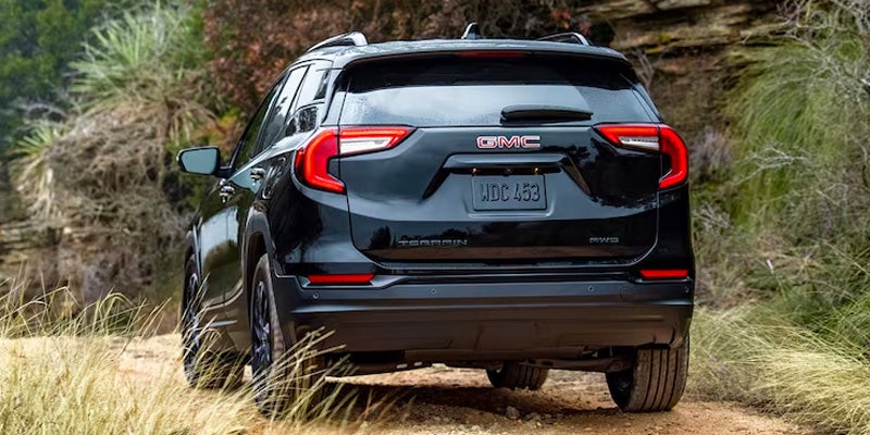 Black 2024 GMC Terrain Rear