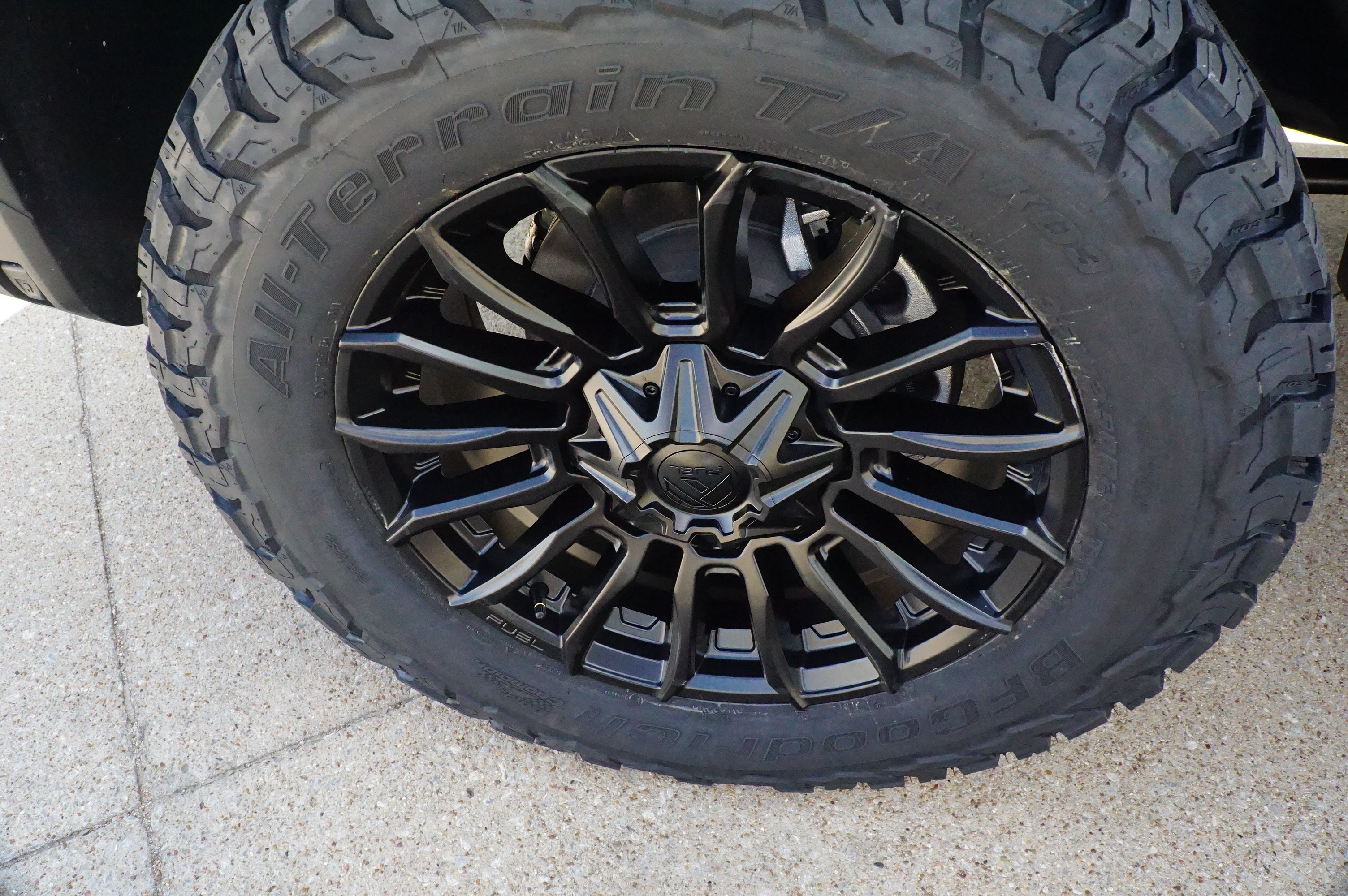 Wheel of custom 2026 GMC Sierra 1500 for sale near Fort Worth, TX