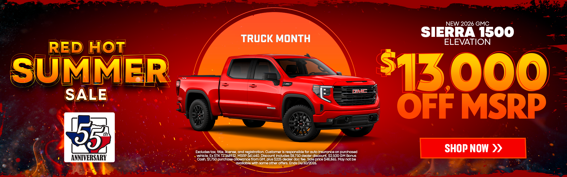 New Sierra GMC Summer Sale at Jerry's Buick GMC