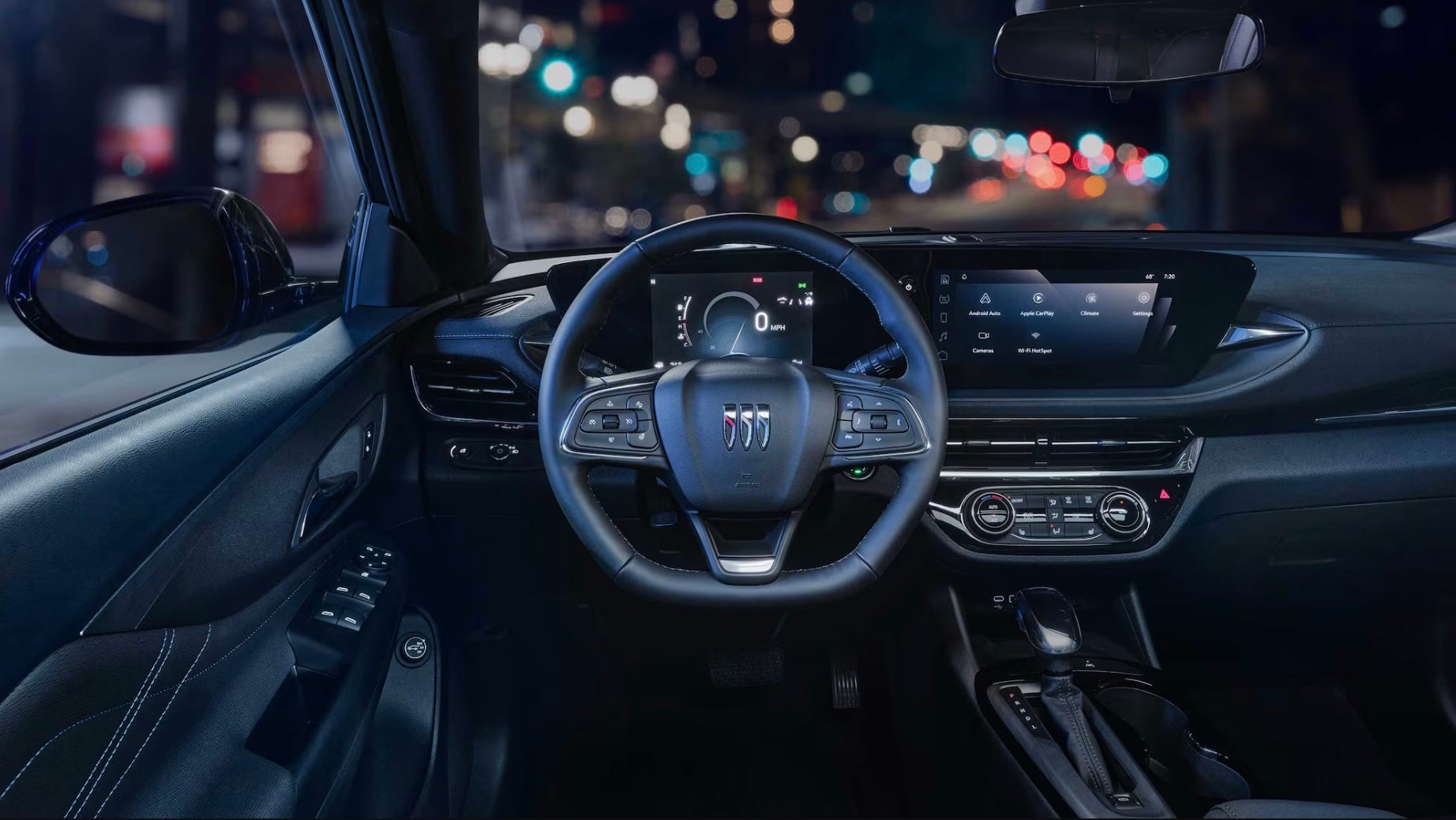 Interior of new 2026 Buick Envista for sale near Burleson, TX