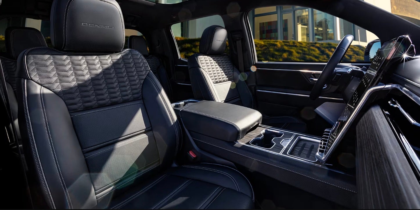 Interior of 2026 GMC Sierra EV for sale near Dallas, TX