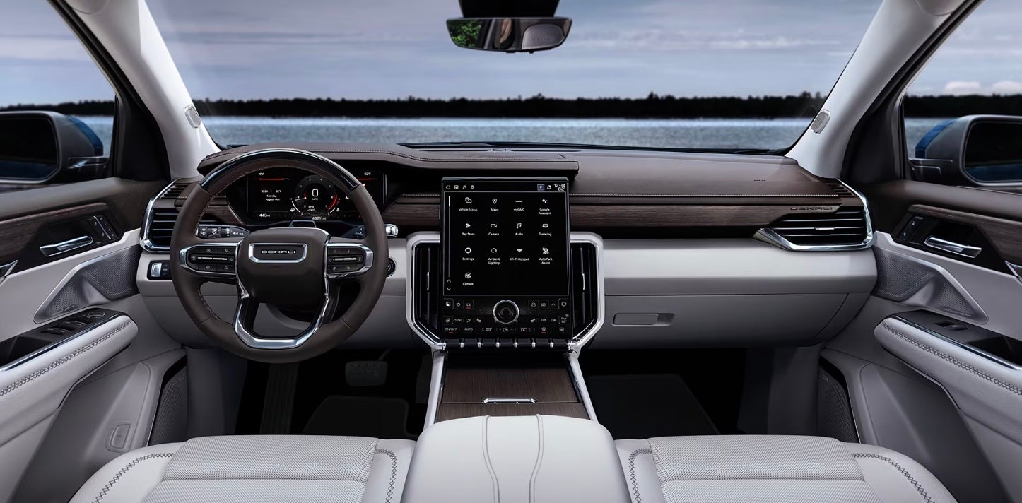 Dashboard of new 2026 GMC Acadia for sale near Fort Worth, TX