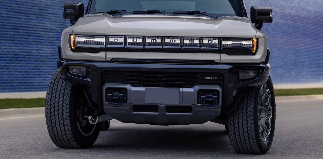 Grille of 2026 GMC Hummer EV SUV near Burleson, TX