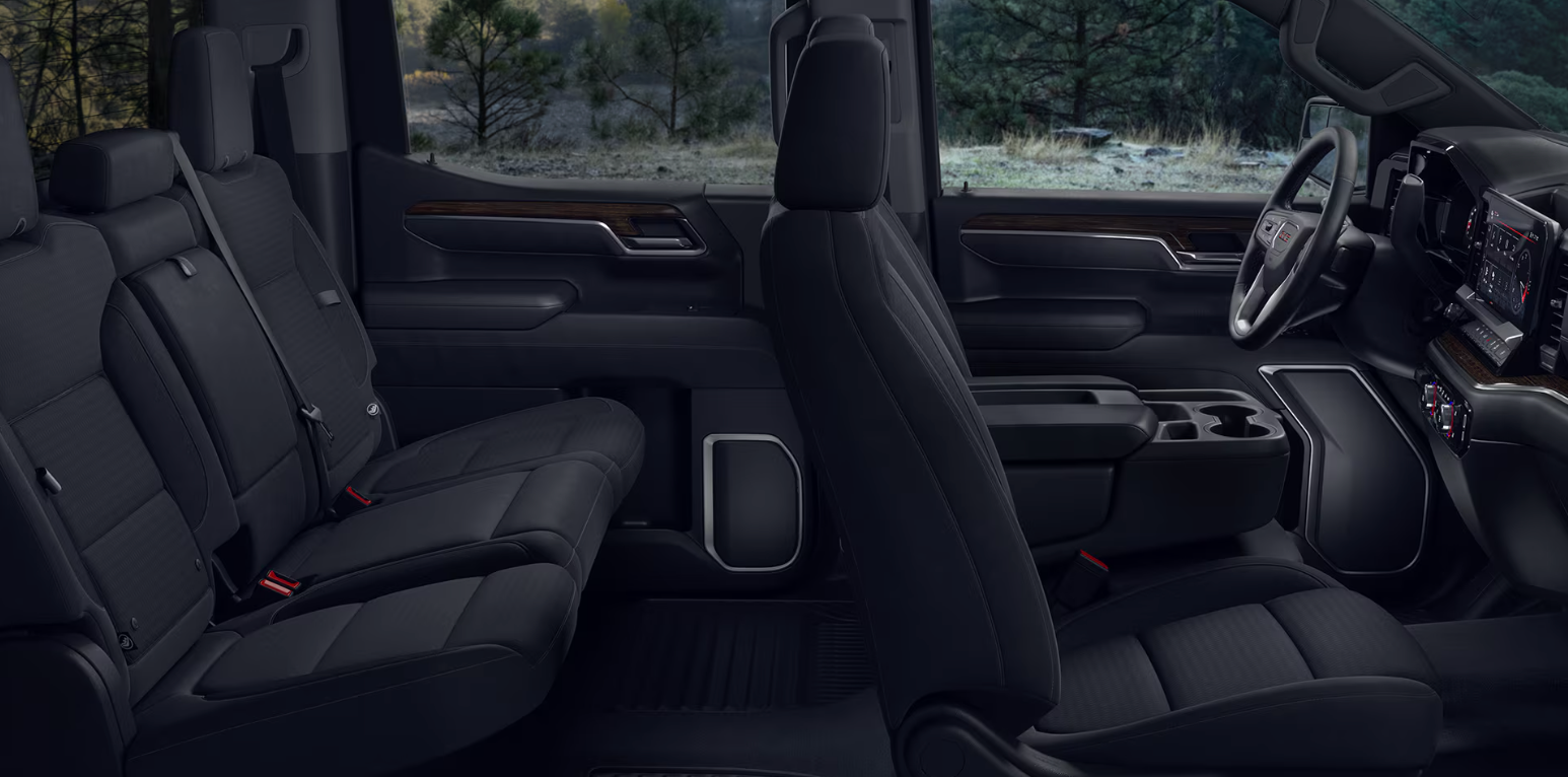 Interior of 2026 GMC Sierra 1500 for sale near Dallas, TX