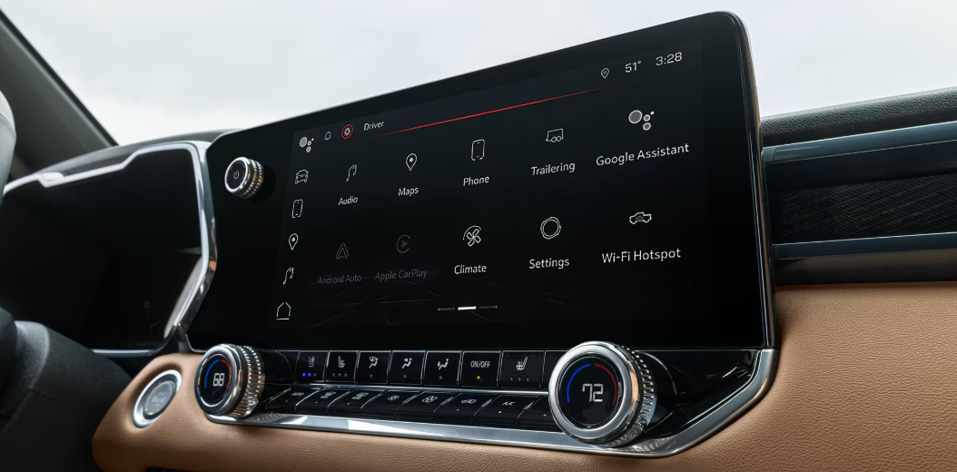 Dashboard of 2026 GMC Canyon for sale near Dallas, TX