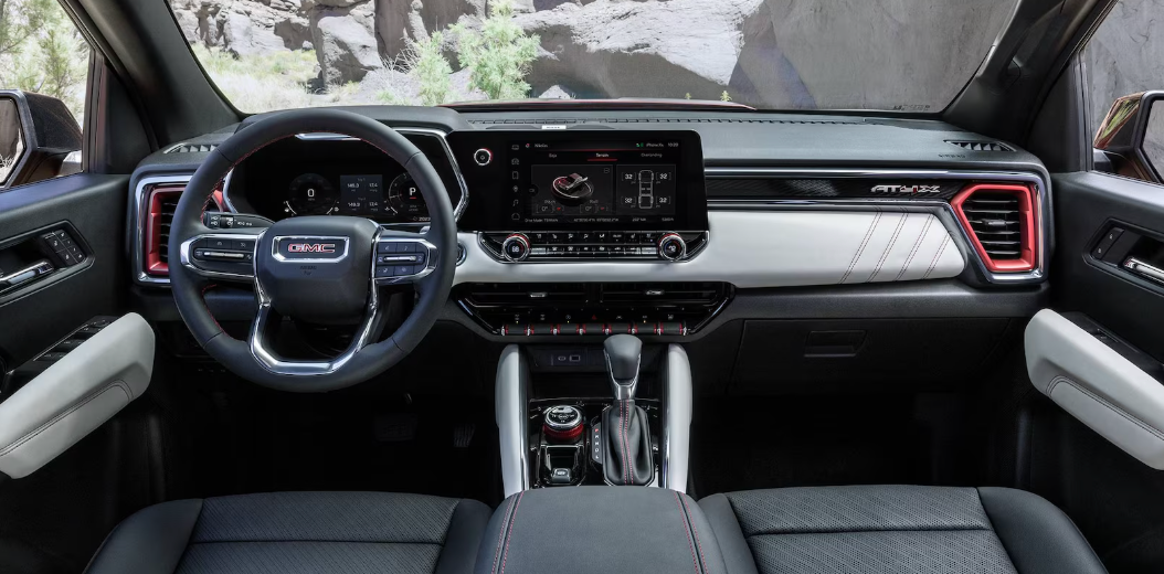 Dashboard of 2026 GMC Canyon for sale near Dallas, TX