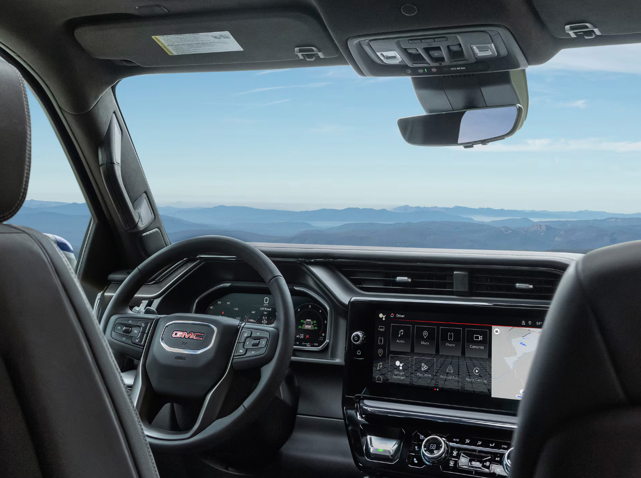 Dashboard of 2026 GMC Sierra 1500 for sale near Fort Worth, TX