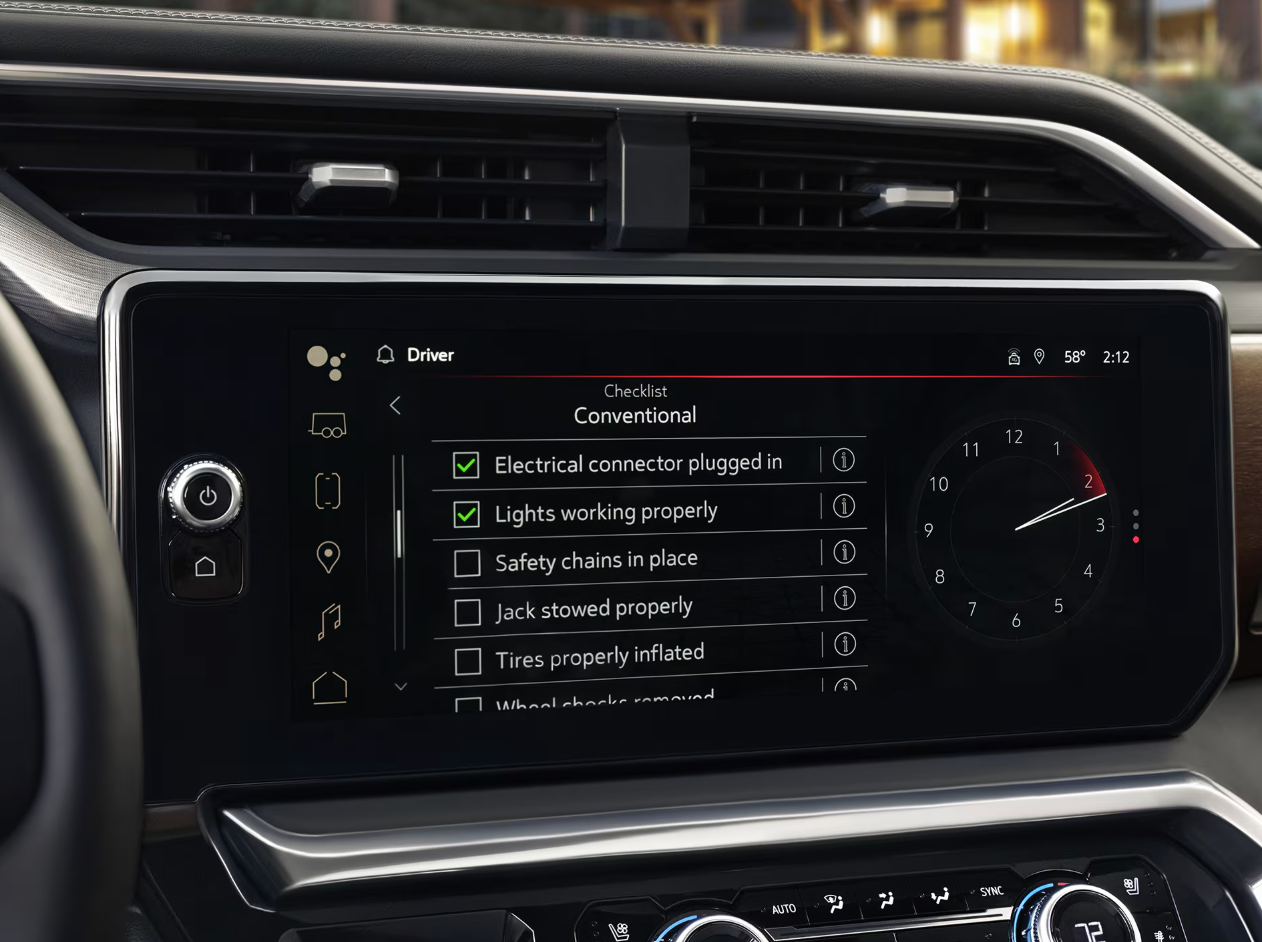 Touchscreen of 2026 GMC Sierra 1500 for sale near Burleson, TX