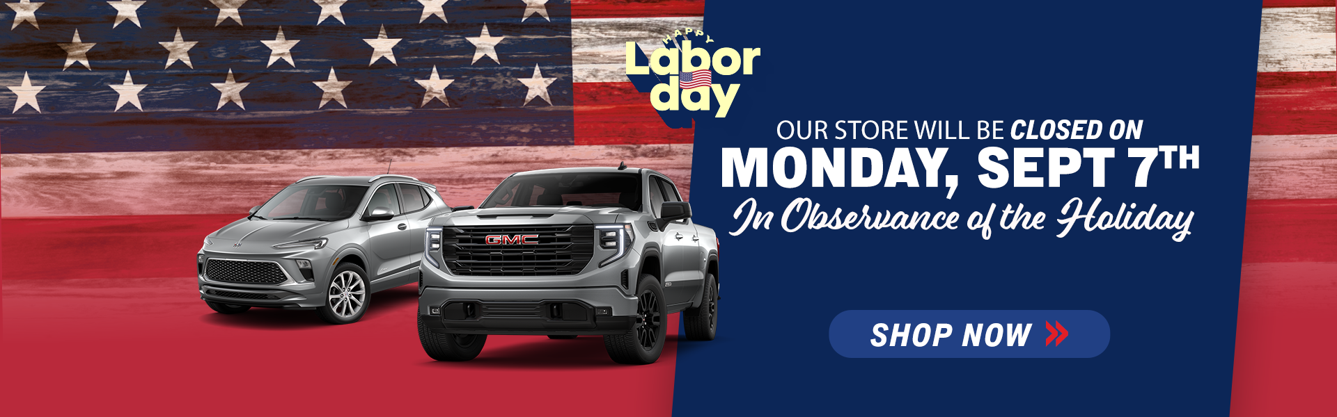 Labor Day Store Closure