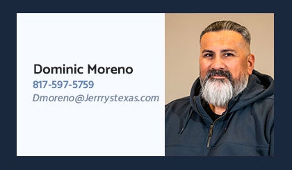 Dominic Moreno of Jerry's Buick GMC